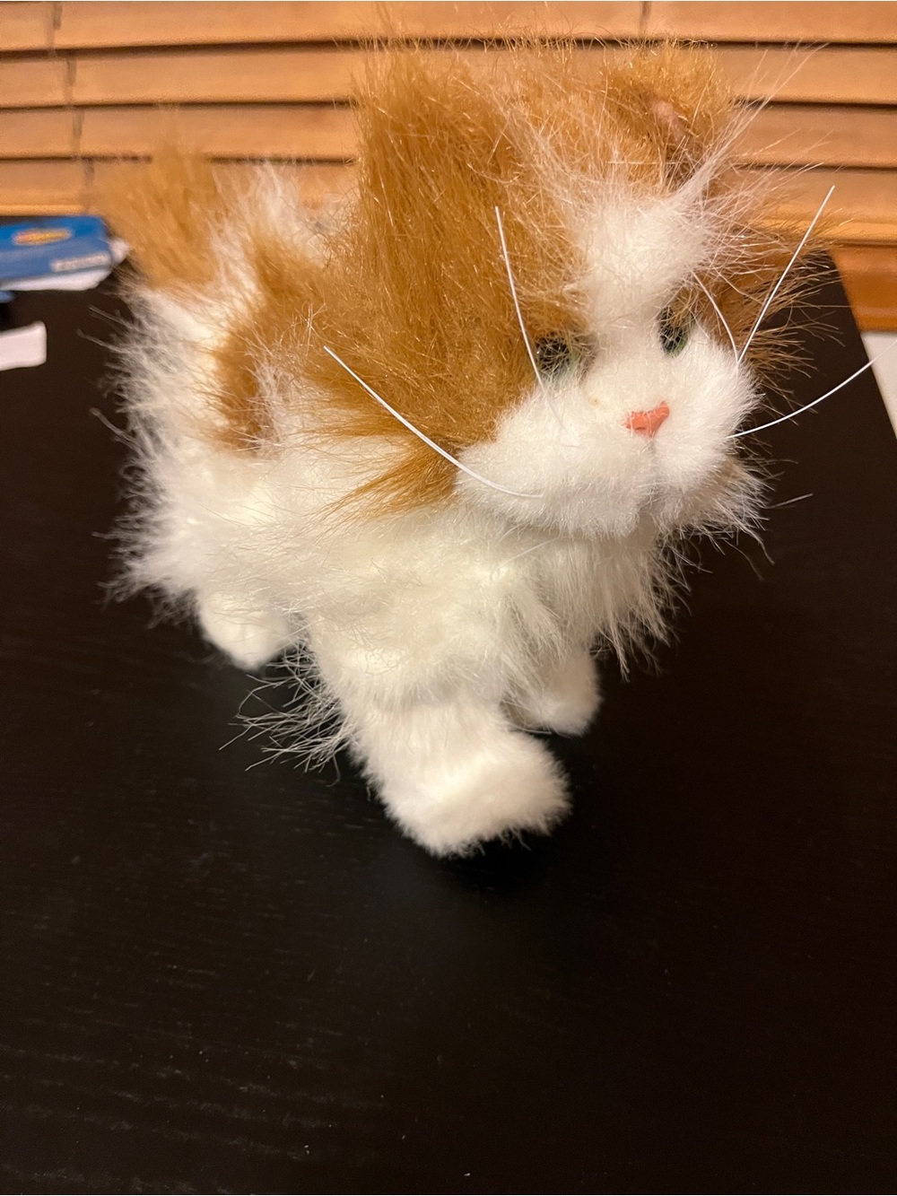 Hasbro FurReal Friends White Orange Kitty Cat Plush 2009 8"